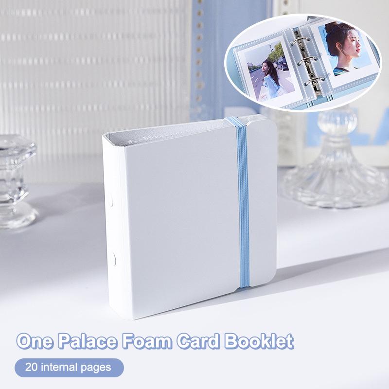 Binder Photocard Holder Photo Album With Elastic Band Idol Card Collect Book Minimalist Photocard Binder Mini Photocard