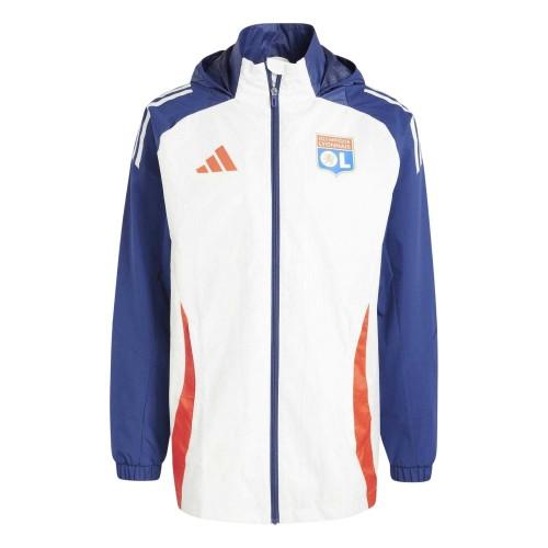 adidas Herren Olympique Lyonnais Tiro 24 Wasserdichte Jacke