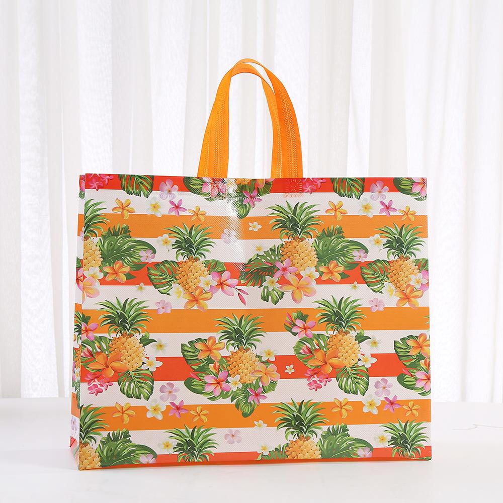 12pcs Festival Gift Bags With Handles Reusable Shopping Bags Printed Non Woven Tote Bags For Party Favors Retail And Gift Pack