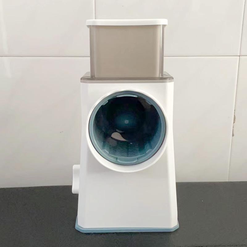 Multifunctional Hand-Cranked Vegetable Slicer and Shredder for Potatoes and Carrots