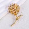 Vintage Crystal Flower Brooches Pearl Brooch Pin Wedding Jewelry Gifts Party