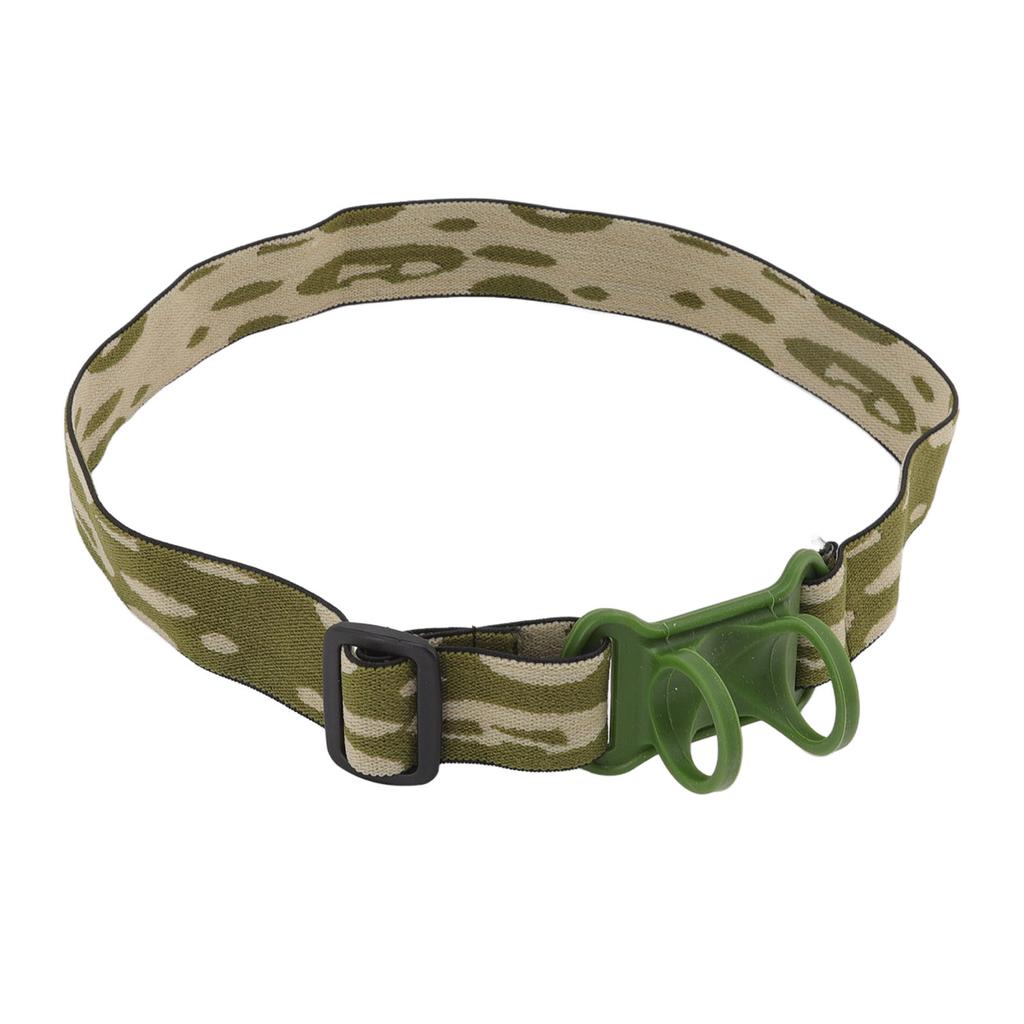 Elastic Headlamp Strap Adjustable Headlight Band Outdoor Riding Headlight Belt for 22 To 32mm Diameter Torches