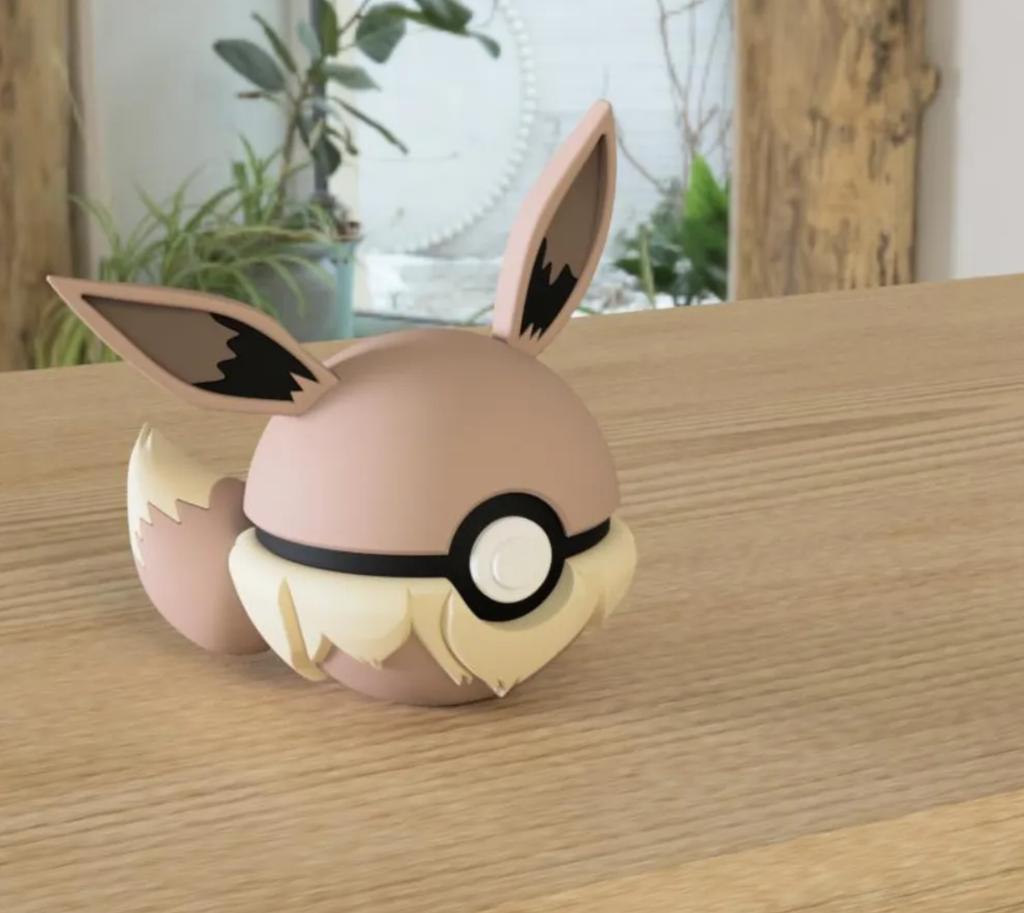 Poké Ball Pokemon Form Sphere Figures Model Statue Desktop Ornament 3d Printed Model Trendy Toy Surprise Gift Collectible