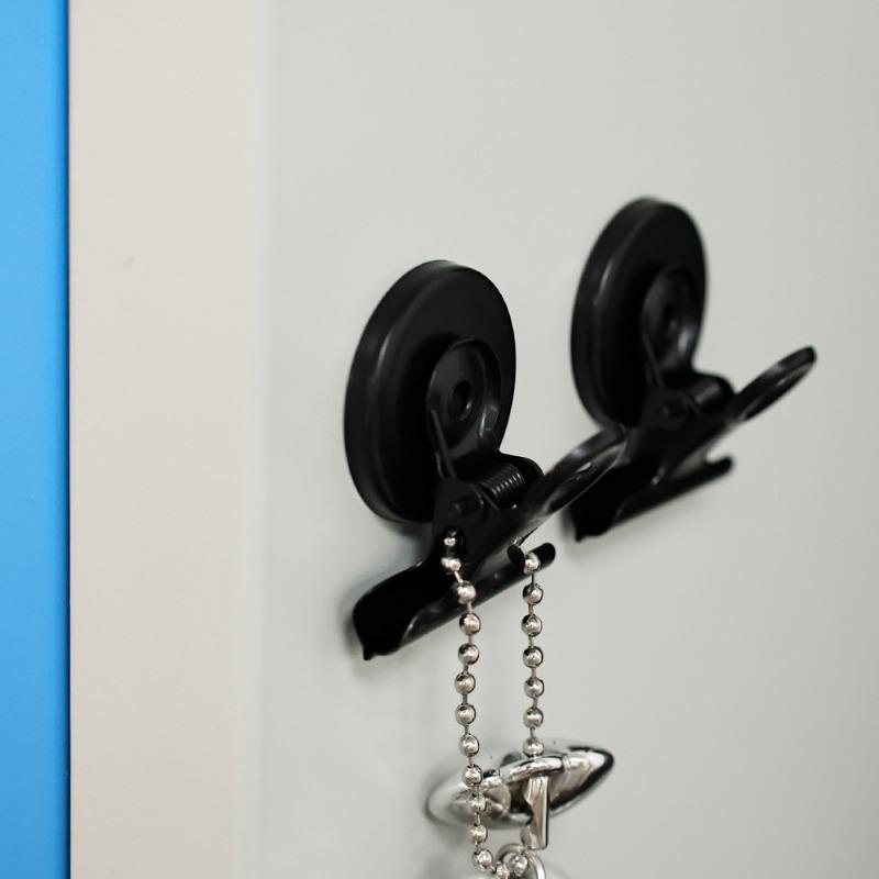 20/1pcs Black Magnet Clips Refrigerator Magnet Clamp Whiteboard Magnetic Photo Wall Metal Storage Hook for DIY Office Kitchen