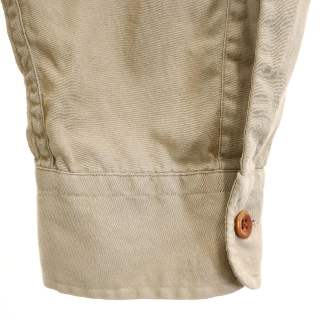 RRL 90s Old initial tag red 3 stars Long sleeve Cotton shirt Ralph Lauren Men's Used