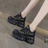 Inner Height-increasing Small Shoes for Women's Spring and Autumn New Thick-soled Xiaobai Breathable Sports and Leisure Shoes