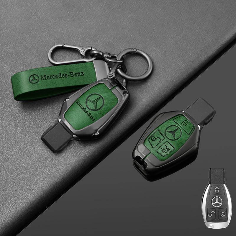 Car Key Case Cover Protector for Mercedes Benz CLK ML SLK B C E S Class Auto Keychain Accessories Car Styling for Mercedes Benz ACDFJ1