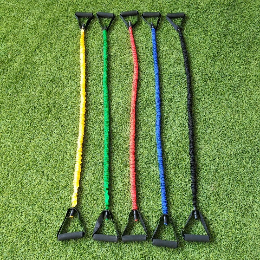 TPE Elastic Yoga Pull Rope Pull Rope Exercise Cord Stretch Bands  Home Gym Workouts