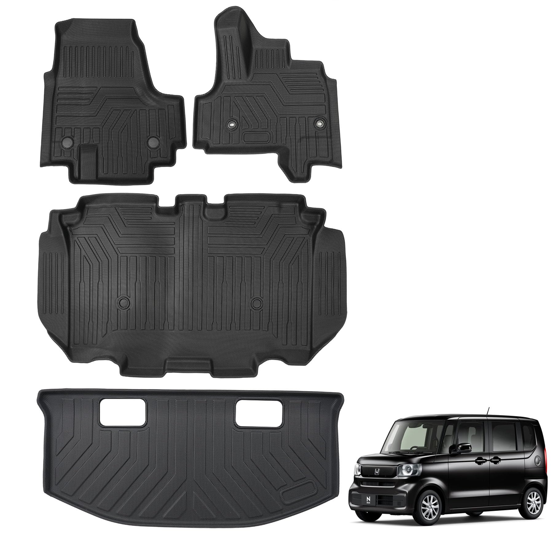 

Новые Совместимые Коврики для Пола Коврик для Багажника 3D Car Joy 2023 TPE Индивидуальные Легкие Защитные Автомобильные Аксессуары Совместимые Коврики для Пола Багажник N-BOX JF5/JF6 + 4 Штуки