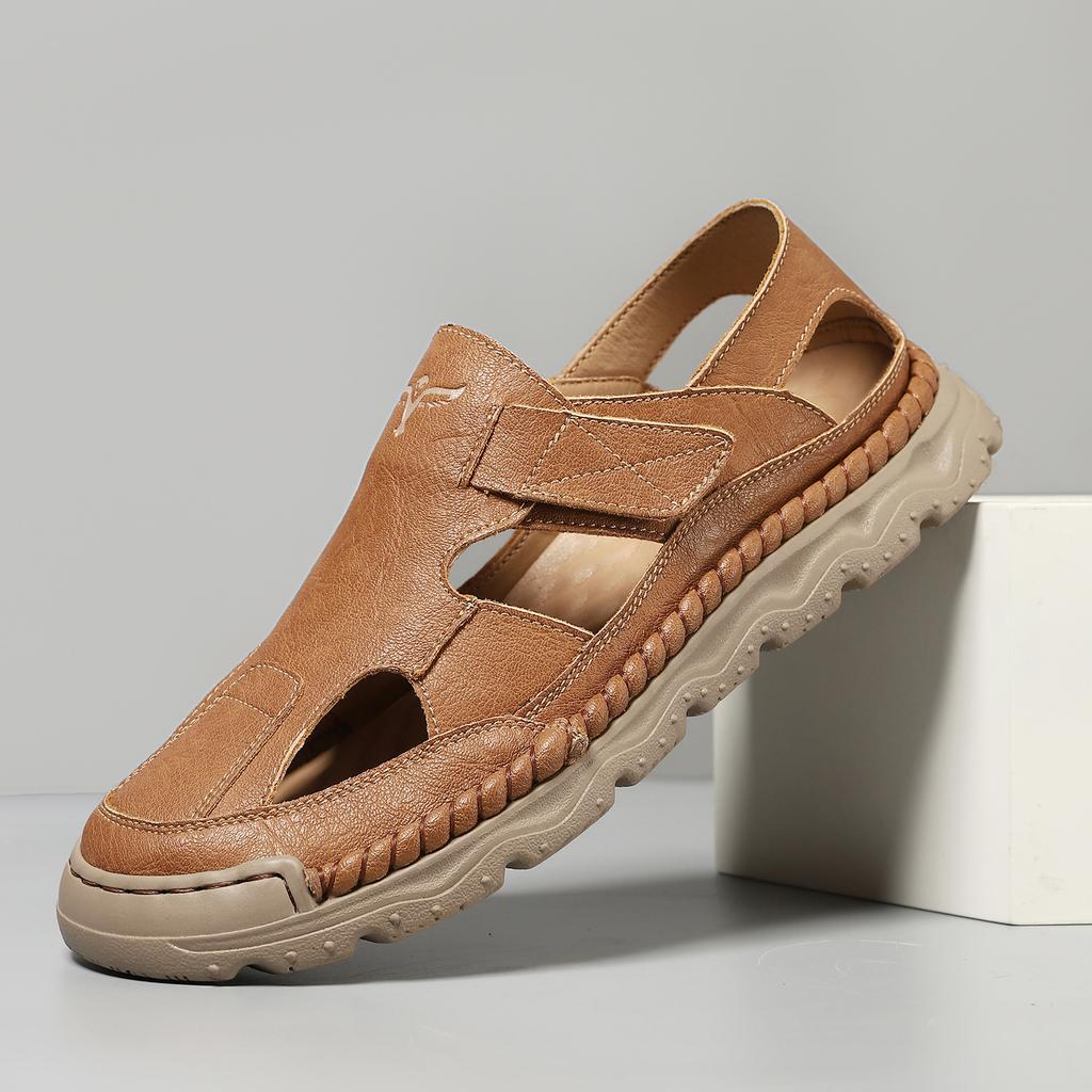 Baotou Slippers Men's New Outdoor Beach Sandals Men's Trendy Men's Shoes Stitching