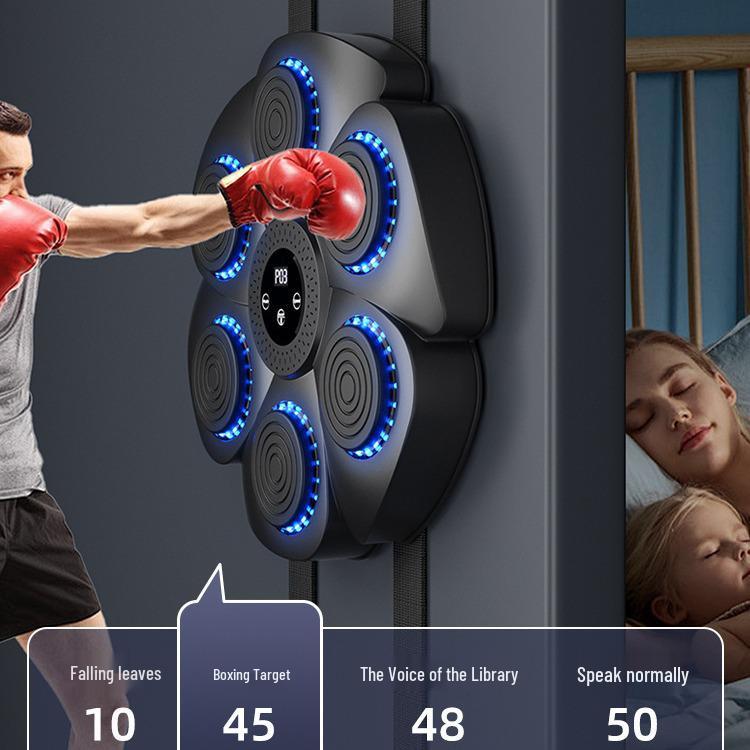 Smart Bluetooth Musikalisk Boxningsmål: Hemmaträningsutrustning för vuxna och barn