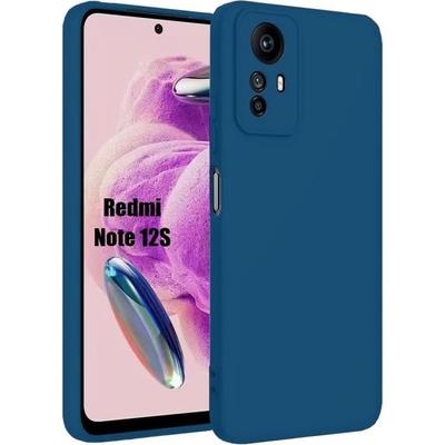 Hülle für Xiaomi Redmi Note 12S - Silikon - Ultra Dünn - Stoßfest - Marineblau - Flexibel