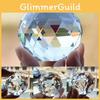 Versatile Clear Cut Crystal Sphere 50mm Faceted Gazing Ball Prisms Perfect For Any Room