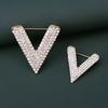 Brooch Women's New Korean Version V-shaped Simple Anti-light, Small Pin Suit Coat Shirt Fixed Accessories 2026
