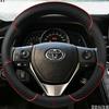 Coprivolante per Auto 38cm in Pelle per Toyota Camry Corolla Harrier Fortuner Yaris CHR Vios Prius Alphard Rav4 Accessori