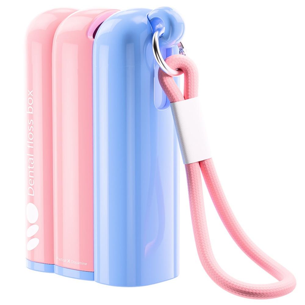 Press-on Automatic Pop Dental Floss Box Dustproof Floss Dispenser Floss Stick Organizer Restaurant