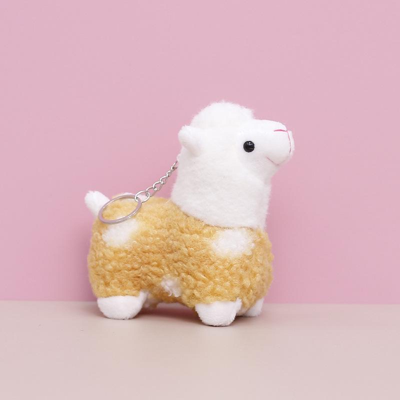 

Plush Alpaca Lamb Doll - Cute Stuffed Animal for Kids Backpacks and Gifts 13 cm