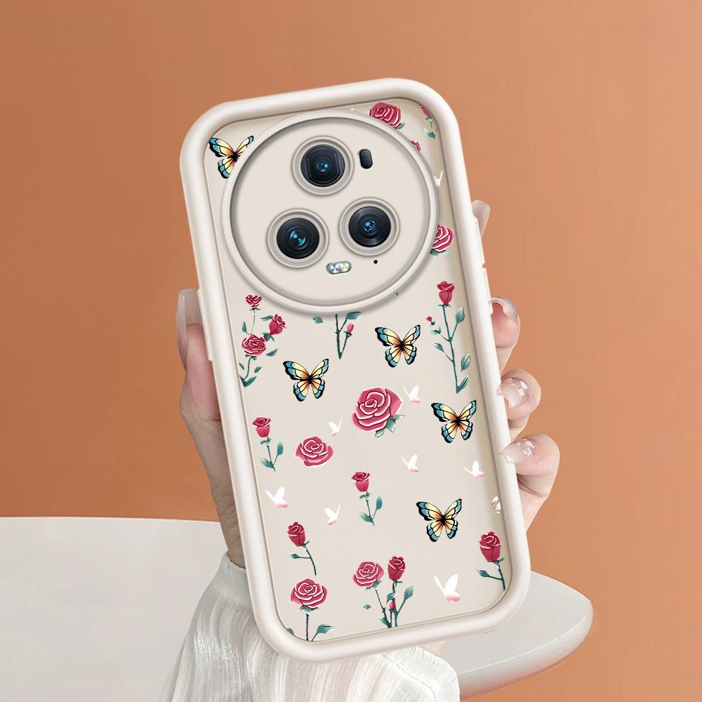 

Мягкий силиконовый квадратный чехол с рисунком лестницы для телефона, полное покрытие, противоударный защитный резиновый чехол для камеры для Huawei Honor Huawei Nova 10 Pro белый