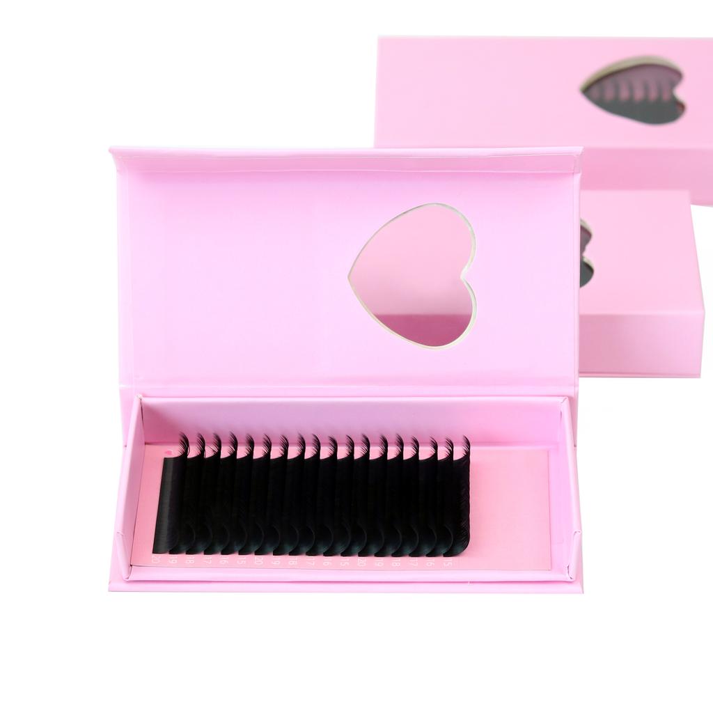 New Eyelash Individual Eyelash Matte Black Siberian Las Extension Supplies Private Label Russian Volume Lash Extensions Trays