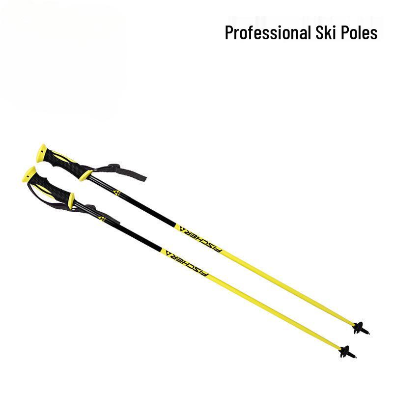 Lightweight Alpine Ski Poles - Aluminum-Magnesium Alloy, 100-1