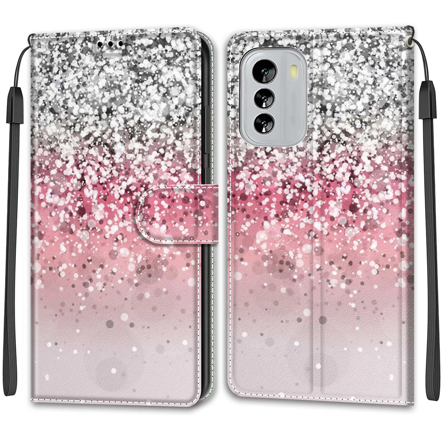 

Розкішний розписний шкіряний чохол для Nokia G60/G21/G11/G20/G10/C12/C22/C32/G42 Wallet Book Style Protective Cover для Nokia 6.3/Nokia C01 Plus/Nokia G310 Nokia C01 Plus