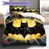Batman Pattern Bedding Quilt Set Home Decoration Gift (1 * Duvet Cover + 2 * Pillowcase Without Core)
