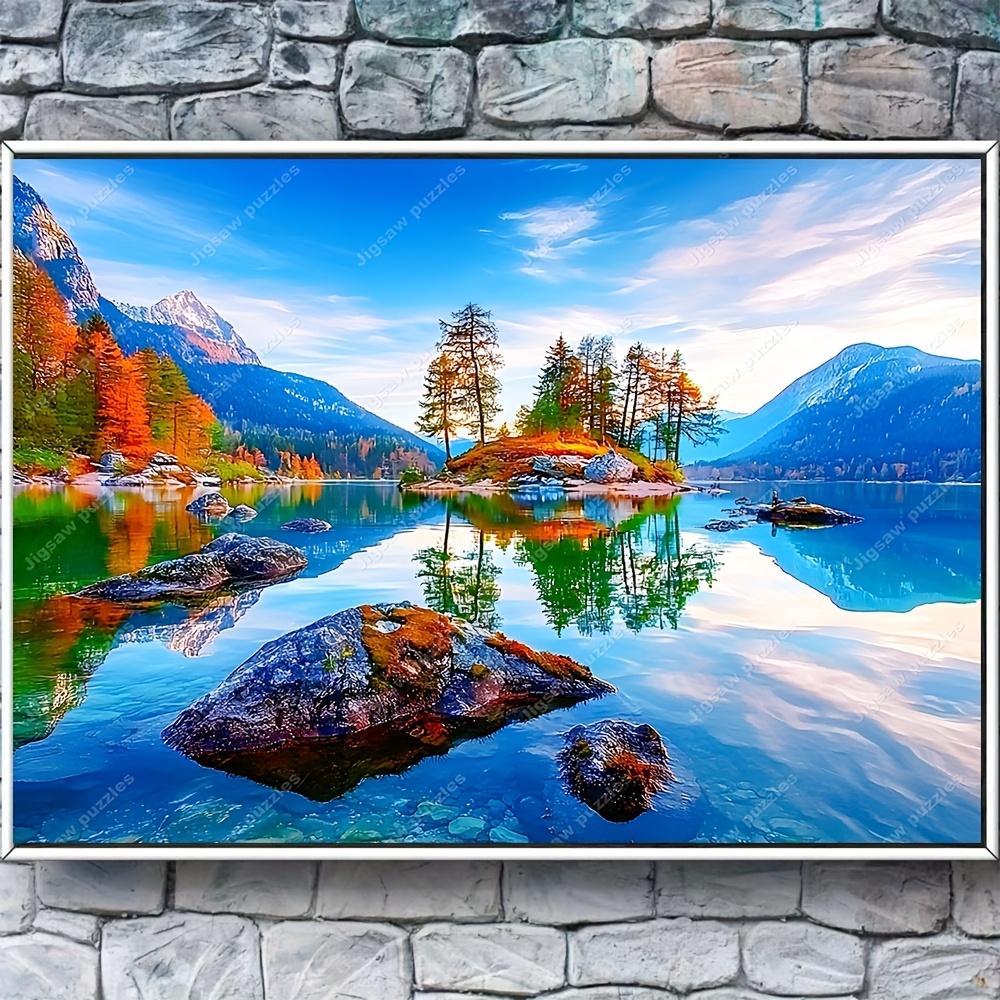 2000/1314/1000/520pcs, Family Fun Adult Puzzle, Portable Cuboid DIY Art Decor, High-Quality Paper Jigsaw Puzzles for Wall Deco