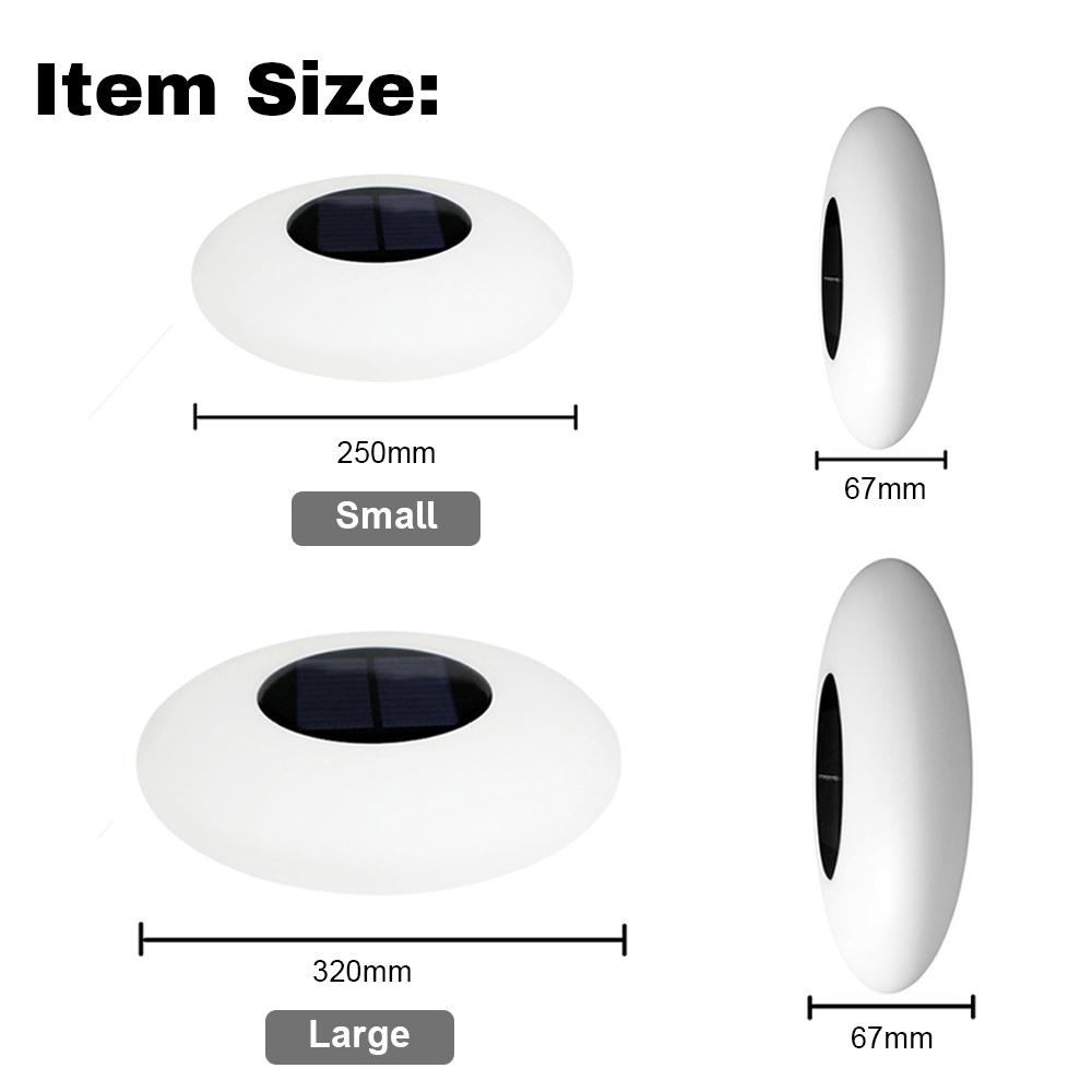 Solar Floats Pool Light IP67 Wodoodporne światło trawnikowe Kolorowe oświetlenie LED Ambient Light Wsparcie 16 kolorów 4