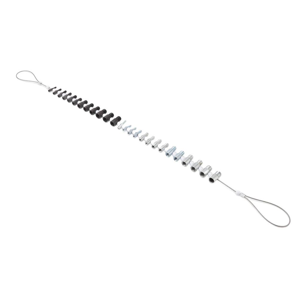 Nuts Screwbolts Thread Checker 26 Male Female Thread Identification Tool with 14 Inch and 12 Metric Gauges