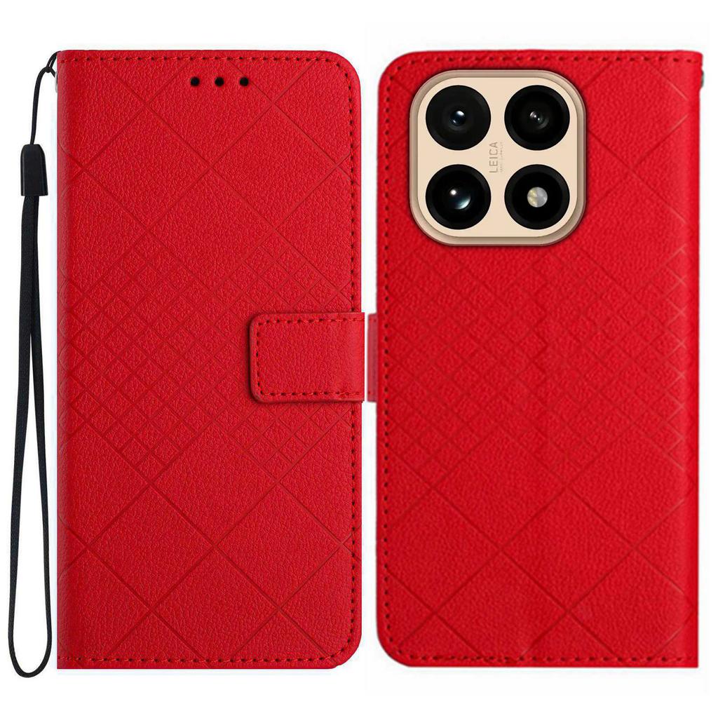 For Xiaomi 15T Case Wallet Imprint PU Leather Flip Folio Phone Cover