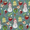 Outdoor Decorative Fabrics Oxford - Motif Christmas Holidays | Dx1896