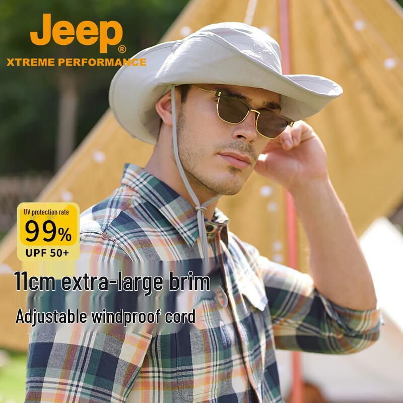 Jeep Men s Outdoor Sun Protection Bucket Hat One Size