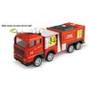 Simulation Fire Rescue Trucks Toy Construction City Fire Ladder Truck Tanker Water Cannon Truck Model Toy Inertia Car Kids Toys