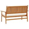 vidaXL Garden Bench with Cushions Solid Acacia Wood 4106578
