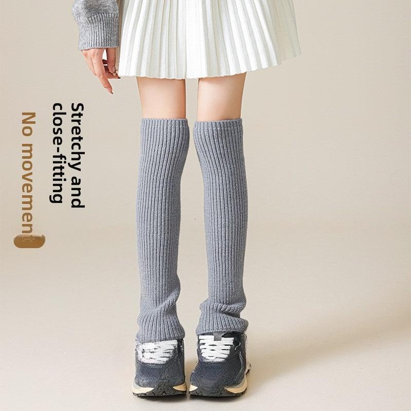 Leg Warmers for Women, Calf Warmers, Thickened Leg Warmers for Autumn and Winter, Thick White Leg Warmers for Autumn and Winter