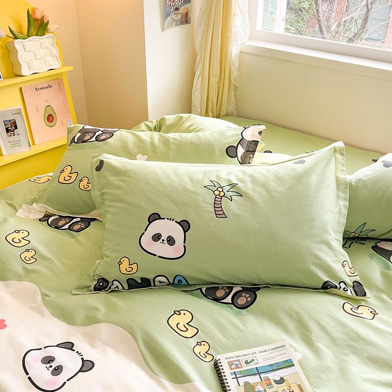 100% Cotton 1 Piece 48cm*74cm Pillowcase Beauty Floral Printing Pillow Case Cover For Bedroom