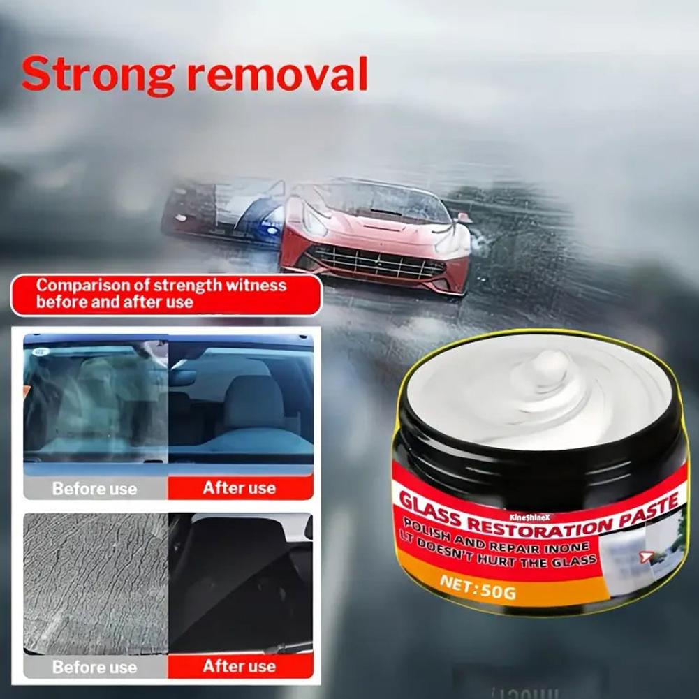 Glass Scratch Repair Car Window And Mirror Repair Kit Car Scratch Compound Glass Oil Film Cleaner Glass Polishing Agent