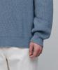 MUSINSA STANDARD Oversized Ribbed Crew Neck Knit [Heather Sky]