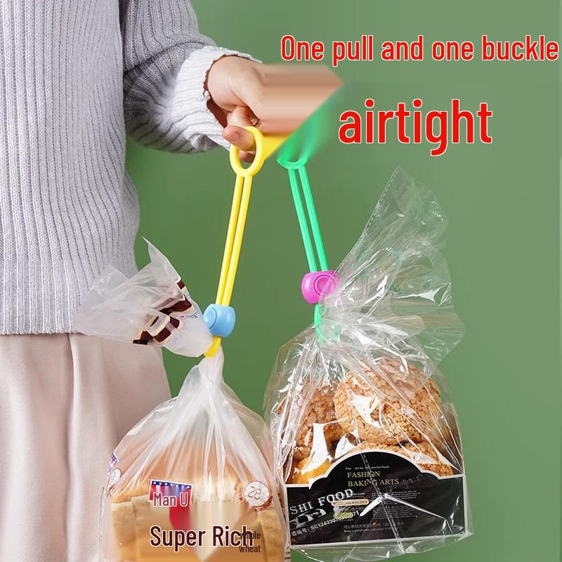 Handheld Snack Seal Clip & Cable Organizer for Kitchen Freshness