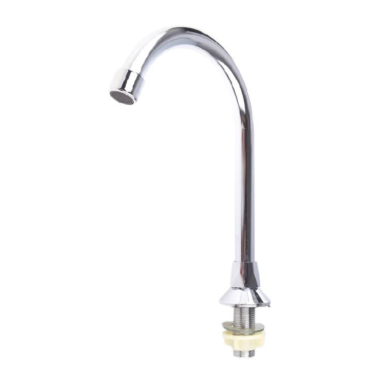 Kitchen Sink Water Faucet High Arc Basin Faucet Foot Pedal Control Water Tap