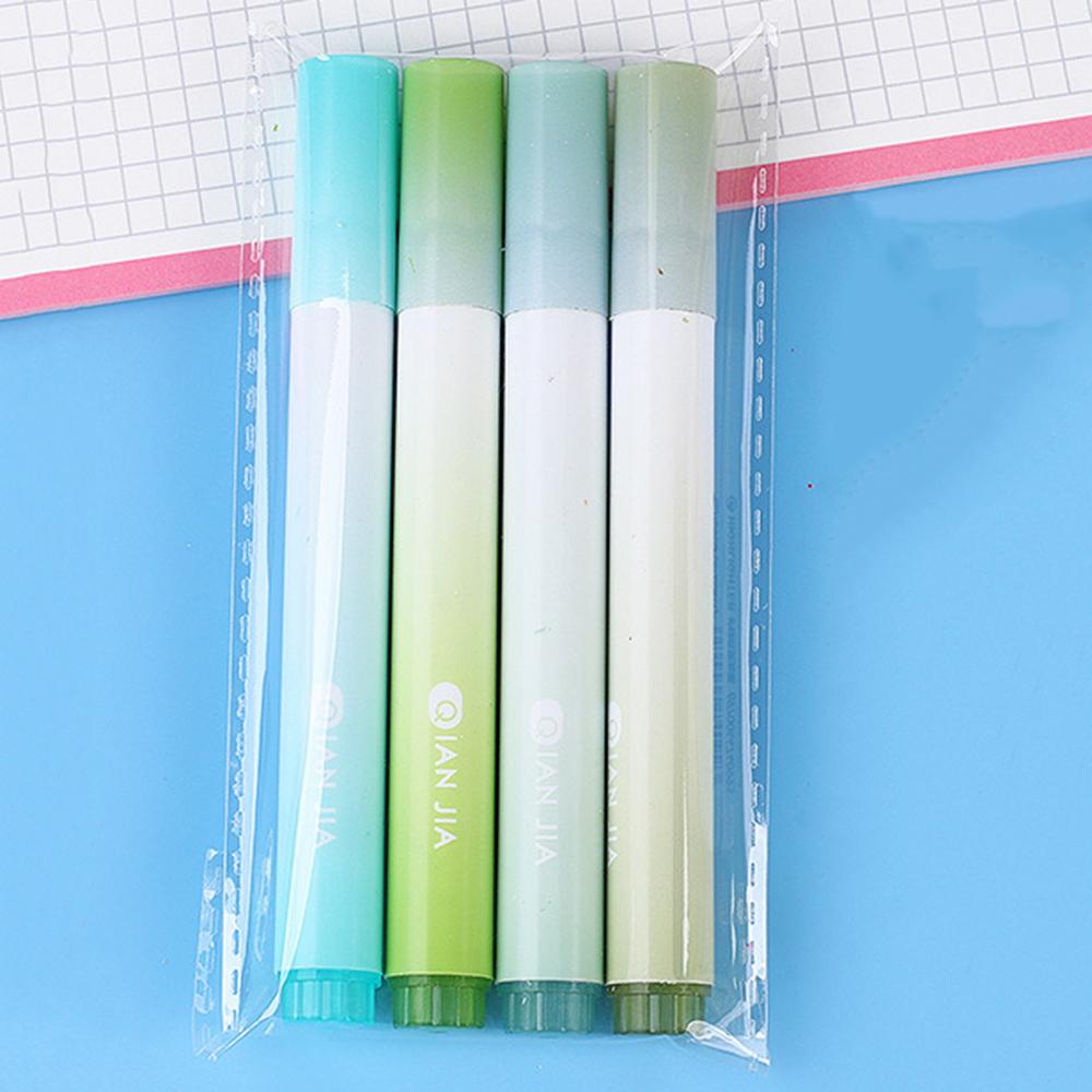 

1 набор из 4 предметов Morandi Gradient Eye Protection Writing Creativity 12 Color Cute Art Marker Graffiti Highlighter