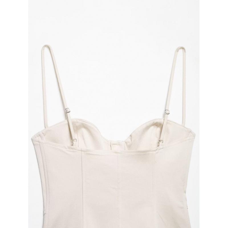 Top Corsetto Canotta Moda Europea e Americana Primavera 2026