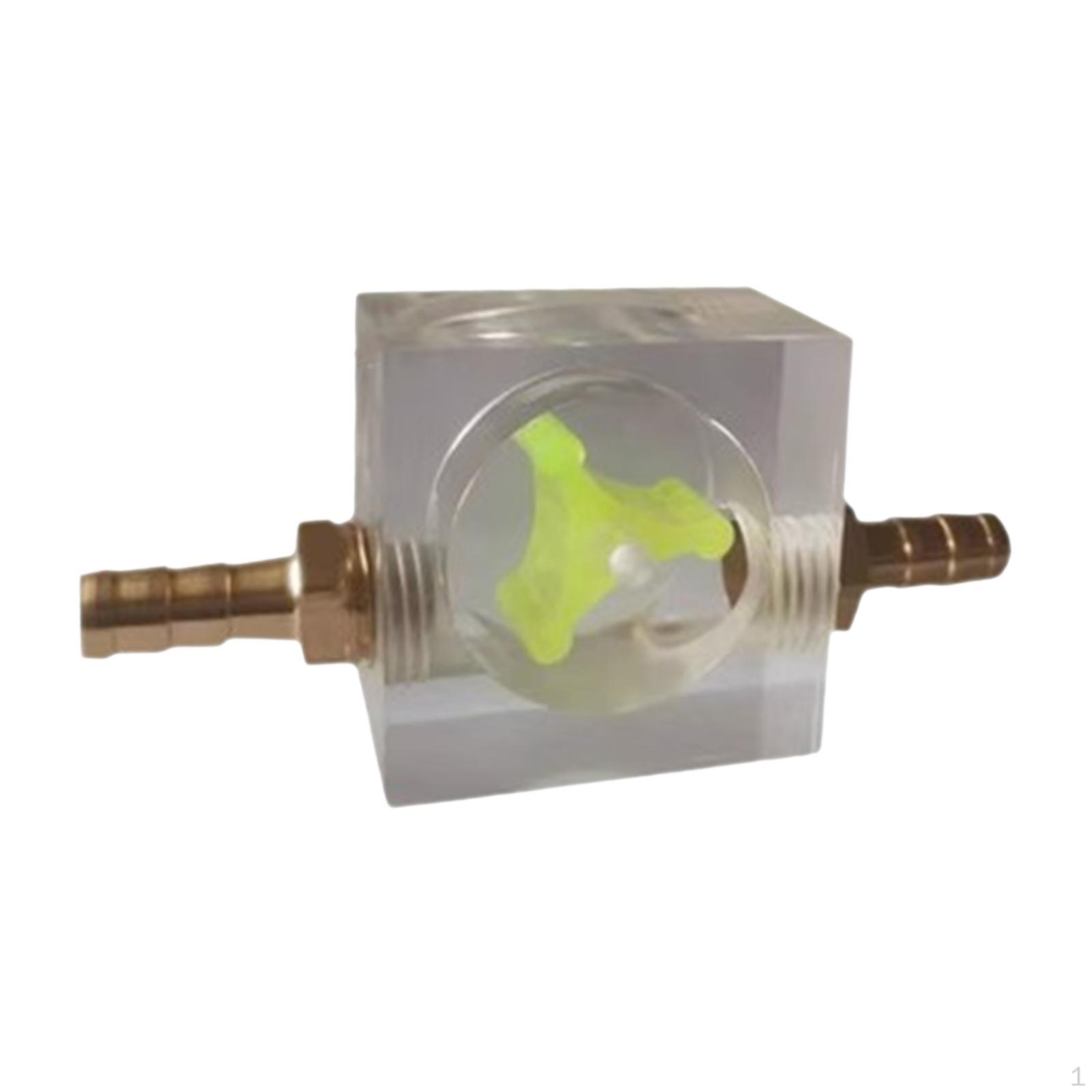 

8мм Вимірювач Потоку Води Акриловий Офісний Вимірювальний Інструмент Система Рідинного Охолодження Type D