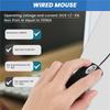 AEE4-Mini USB Wired Mouse Retractable Cable Tiny Small Mouse 1600 DPI Optical Compact Travel Mice For Windows 98 2000 XP Vista V