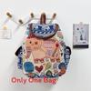 Ethnic Style Embroidered Elephant Canvas Backpack With Hidden Zipper Pocket For Daily Commuting And Travel