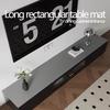 Rechteckige Tischmatte, TV-Schrankmatte, Tischdecke Sideboard Eingangsbereich Matte, Schützt effektiv Tischoberflächen, und Pflegeleicht