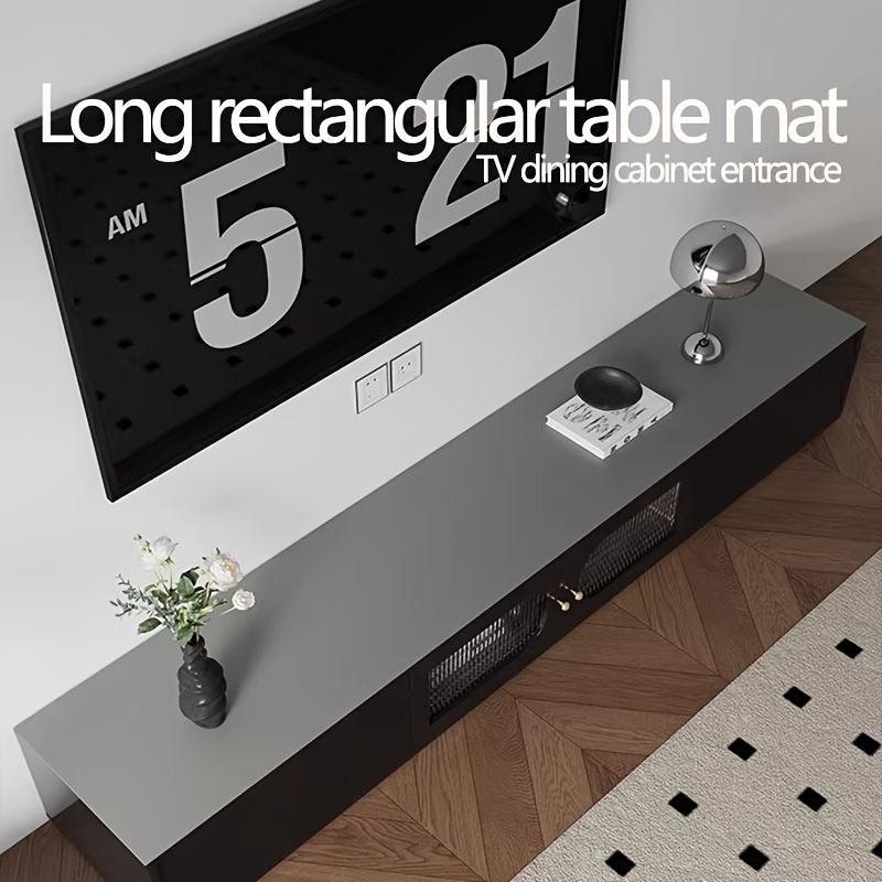 Rechteckige Tischmatte, TV-Schrankmatte, Tischdecke Sideboard Eingangsbereich Matte, Schützt effektiv Tischoberflächen, und Pflegeleicht