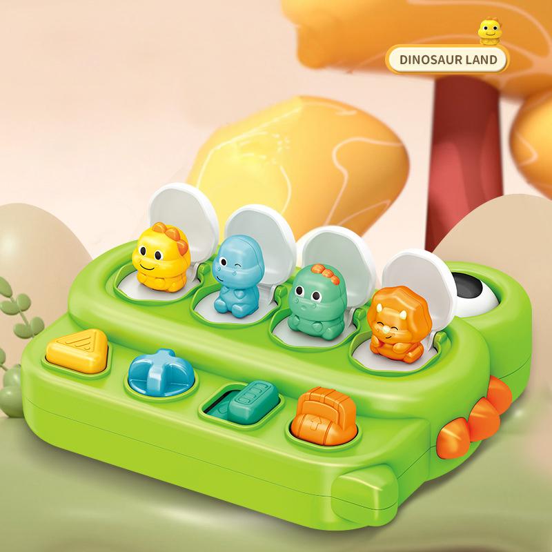 Baby Pop Up Animals Toy Montessori Developmental Educational Toy for Boys Girls 6-12 Month Interactive Sensory Toys for Toddlers