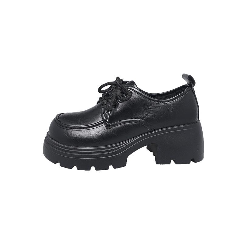 Versatile sweet and cool Mary Jane single shoes for women in the autumn of 2025, new thick-soled soft-soled British-style small leather shoes for wome