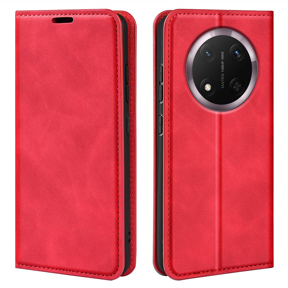 For Honor Magic7 Lite 5G/X9c 5G/X60 Pro 5G Case Skin-Touch Leather Wallet Phone Cover
